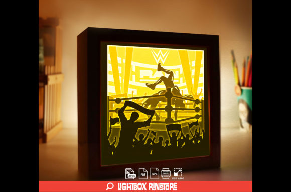 125 WWE 3D SVG Shadow Box Templates: A Brand Designer’s Perspective