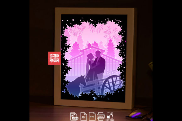 198 Marry Me 3D SVG Shadow Box Design Review