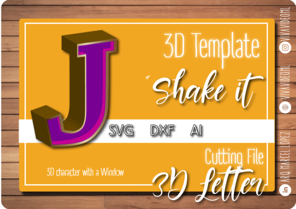3D Letter with Window J: A Stylish Shape for Modern Blog Design