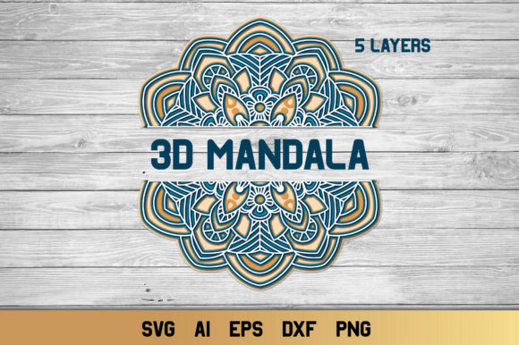 3D Split Mandala SVG Review: A Versatile Shape for Creative Sellers