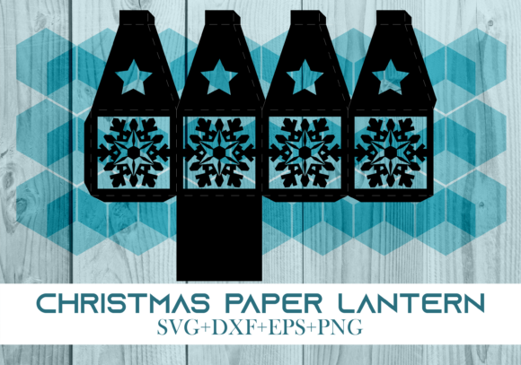Christmas Paper Lantern Series 0534 – A Festive 3D SVG for Digital Sellers