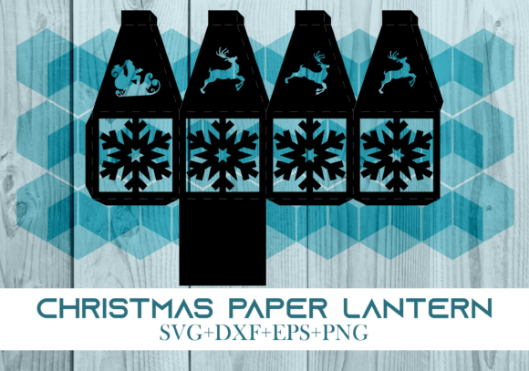 Christmas Paper Lantern Series 0583 – Festive 3D SVG for Crafters