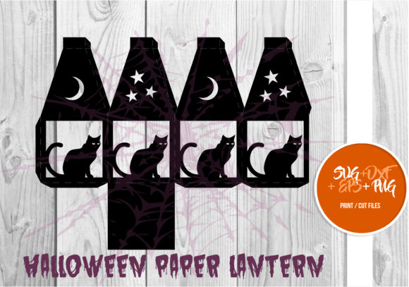 Halloween Paper Lantern Series 092: A Versatile 3D SVG Shape for Seasonal Design